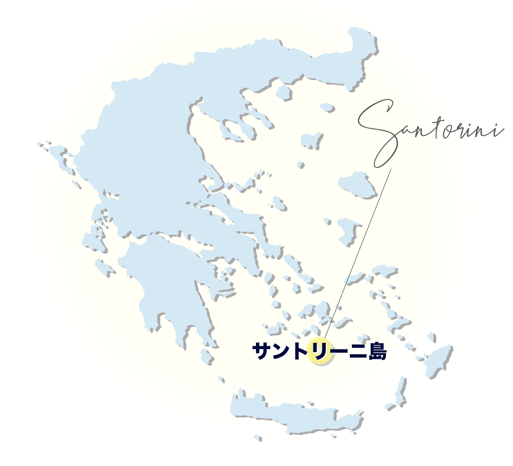 サントリーニ地図